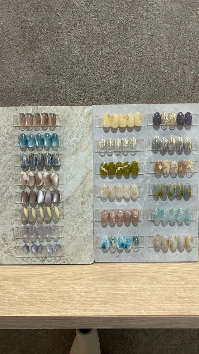 ネイル マグネットネイル ニュアンスネイル プライベートサロン etelüのネイルデザイン