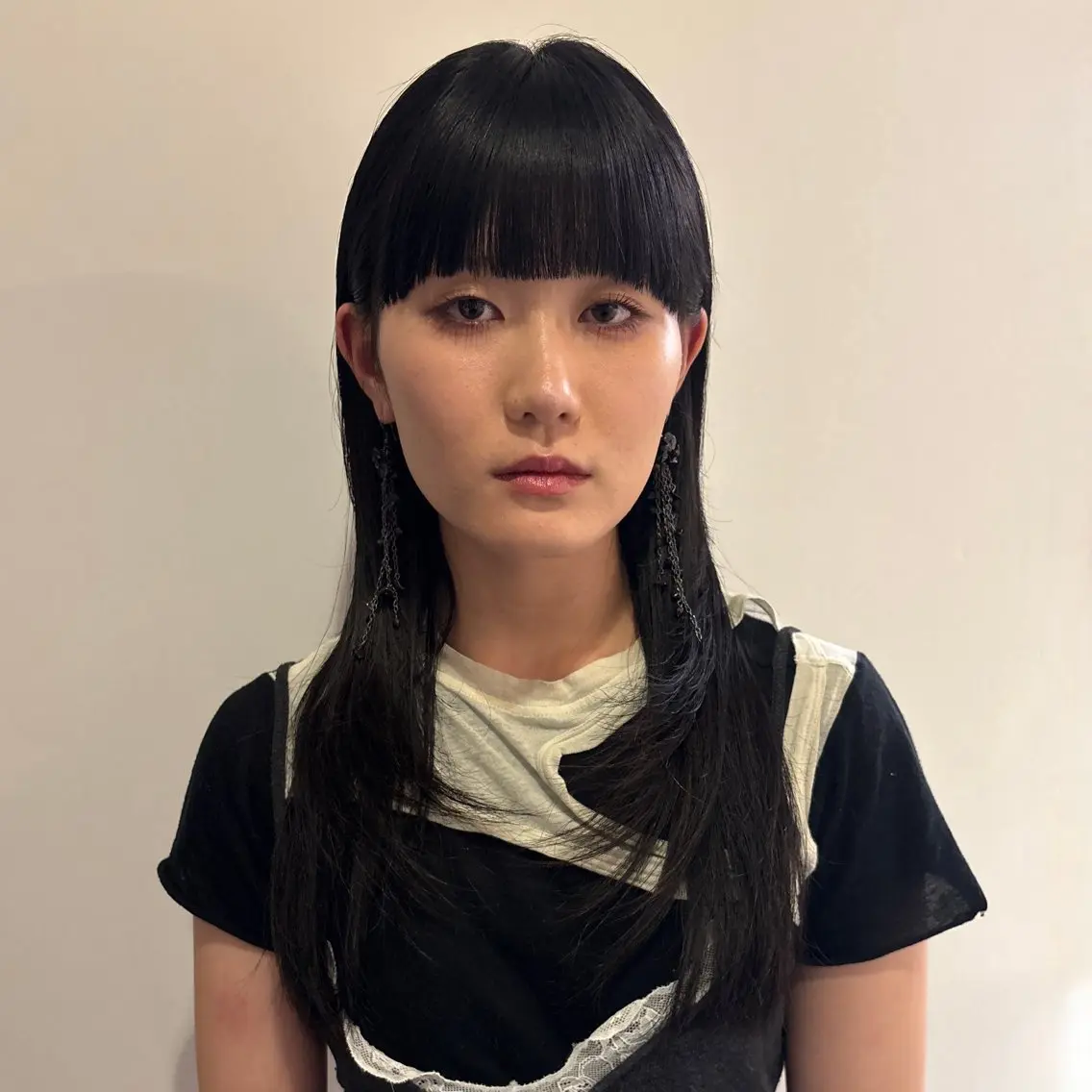ロング レイヤーカット ワイドバング カット 似合わせデザイン໒꒱ rioのヘアスタイル