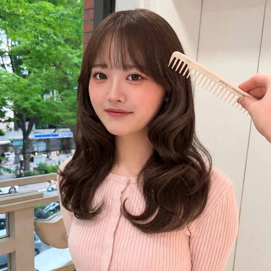 ロング カラー カット ヘアカラー トリートメント まろやか艶ベージュ 🧸🪞Honoのヘアスタイル