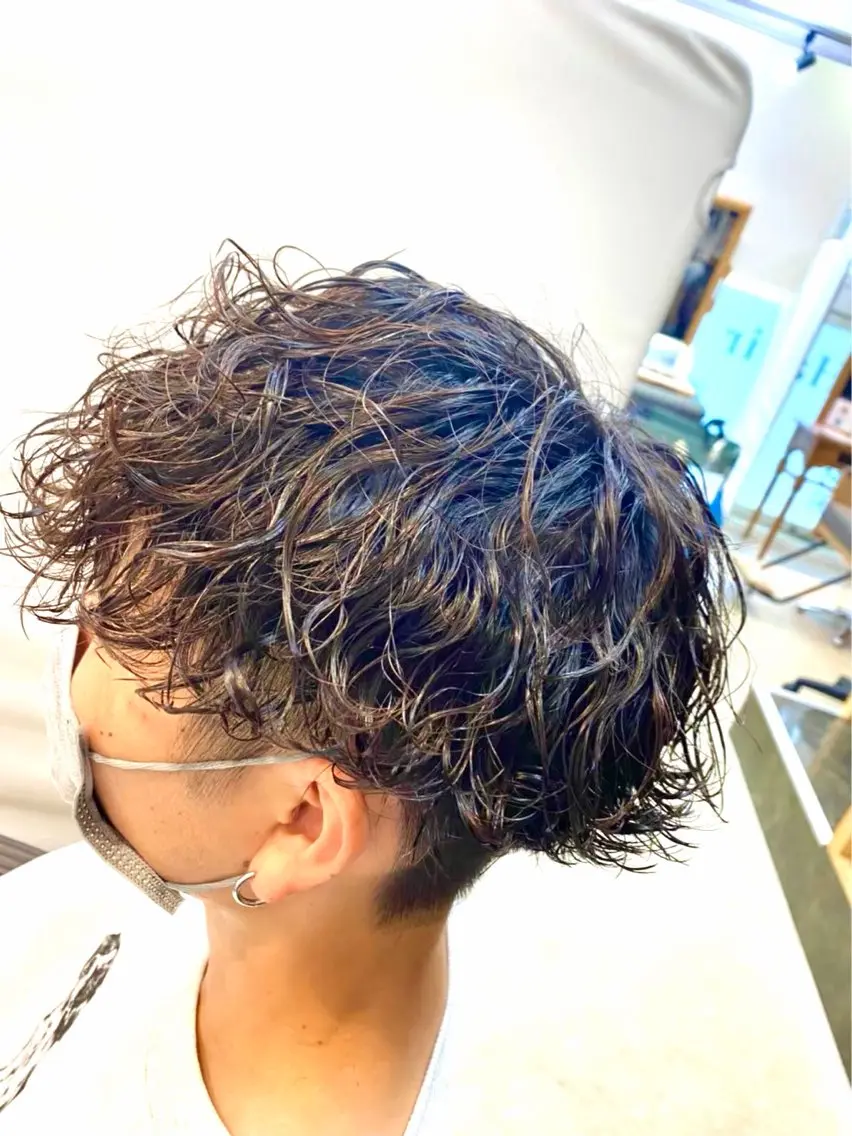 メンズ カット パーマ イシカワ 南柏/髪質改善のヘアスタイル