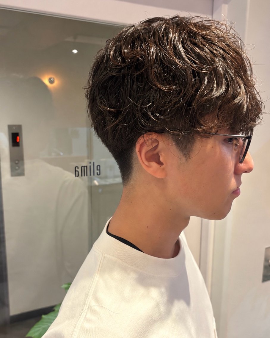 パーマ メンズ メンズパーマ 波巻きパーマ パーマ fifth elima/珠穏のヘアスタイル