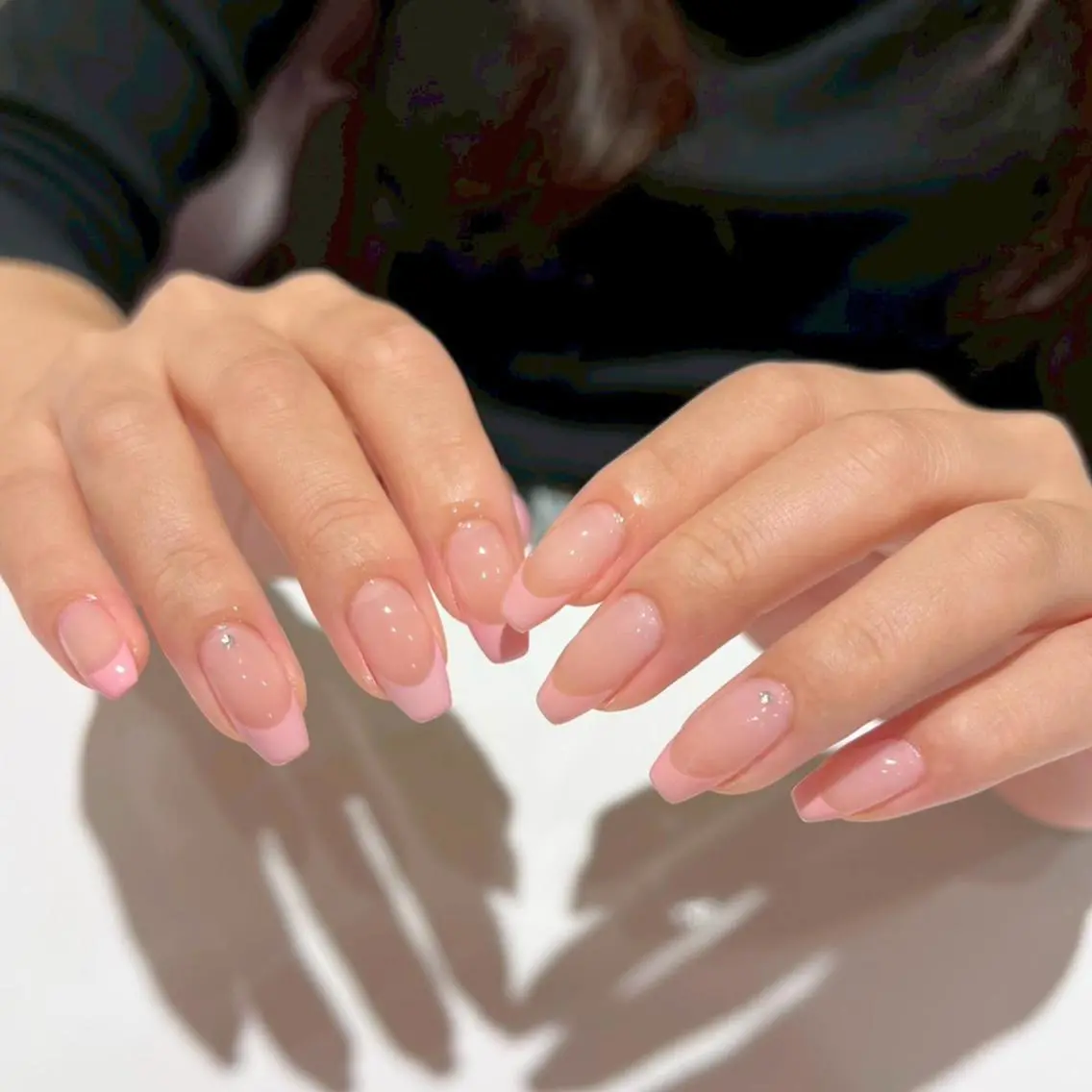 フレンチネイル🌷【オフ無し】の写真