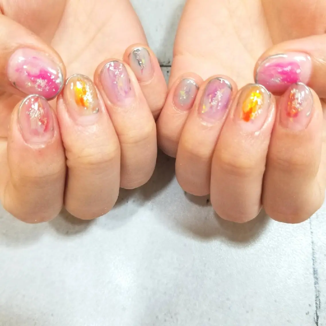 ネイル アートネイル nijiiro🌈 サトウのネイルデザイン