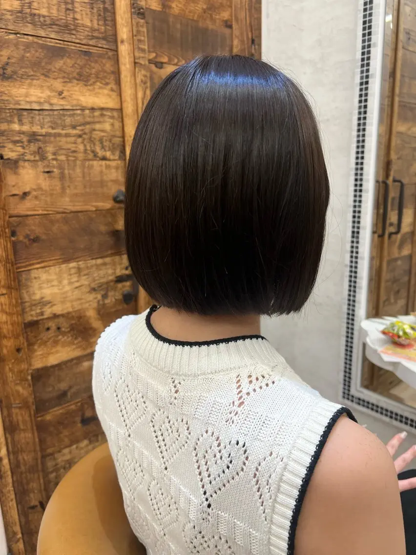 ショート カット ヘアカラー トリートメント ヘッドスパ 縮毛矯正/艶髪/ 透明感カラー輝希のヘアスタイル