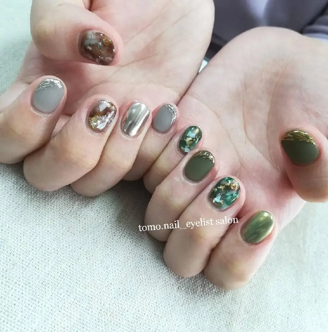ネイル ニュアンスネイル シンプルネイル tomonail eyelistのマツエク・マツパデザイン