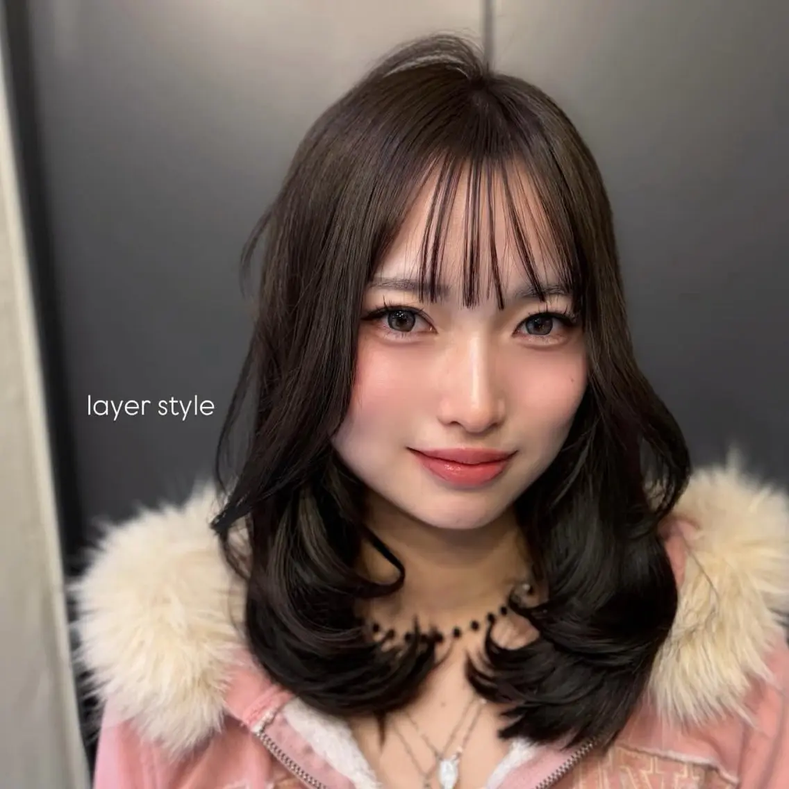 セミロング ヘアカラー トリートメント 愛されcolor💘 Aina/ツヤ髪のヘアスタイル