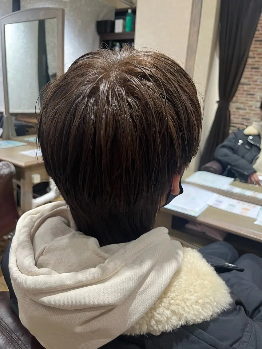 髪質改善カラーエステ(白髪染めも可能)の写真