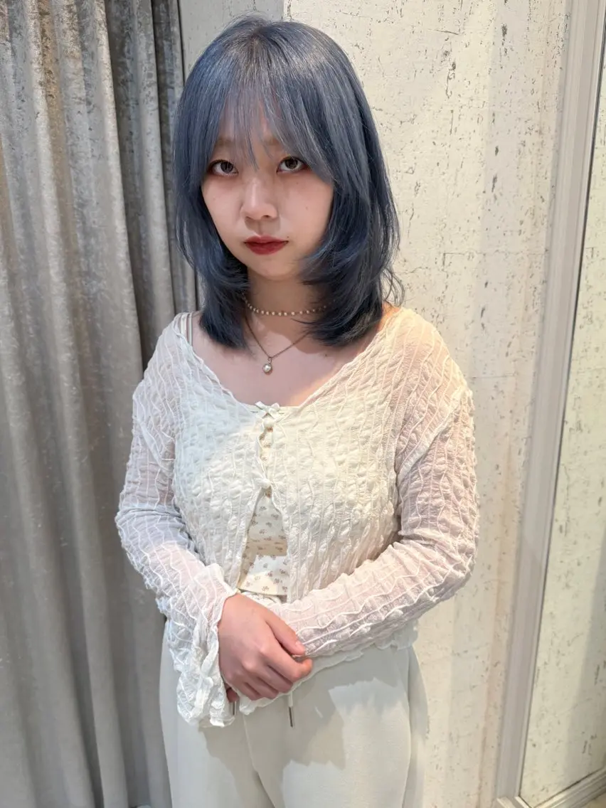 ミディアム カラー カット ヘアカラー トリートメント mai / linoah˚✧のヘアスタイル