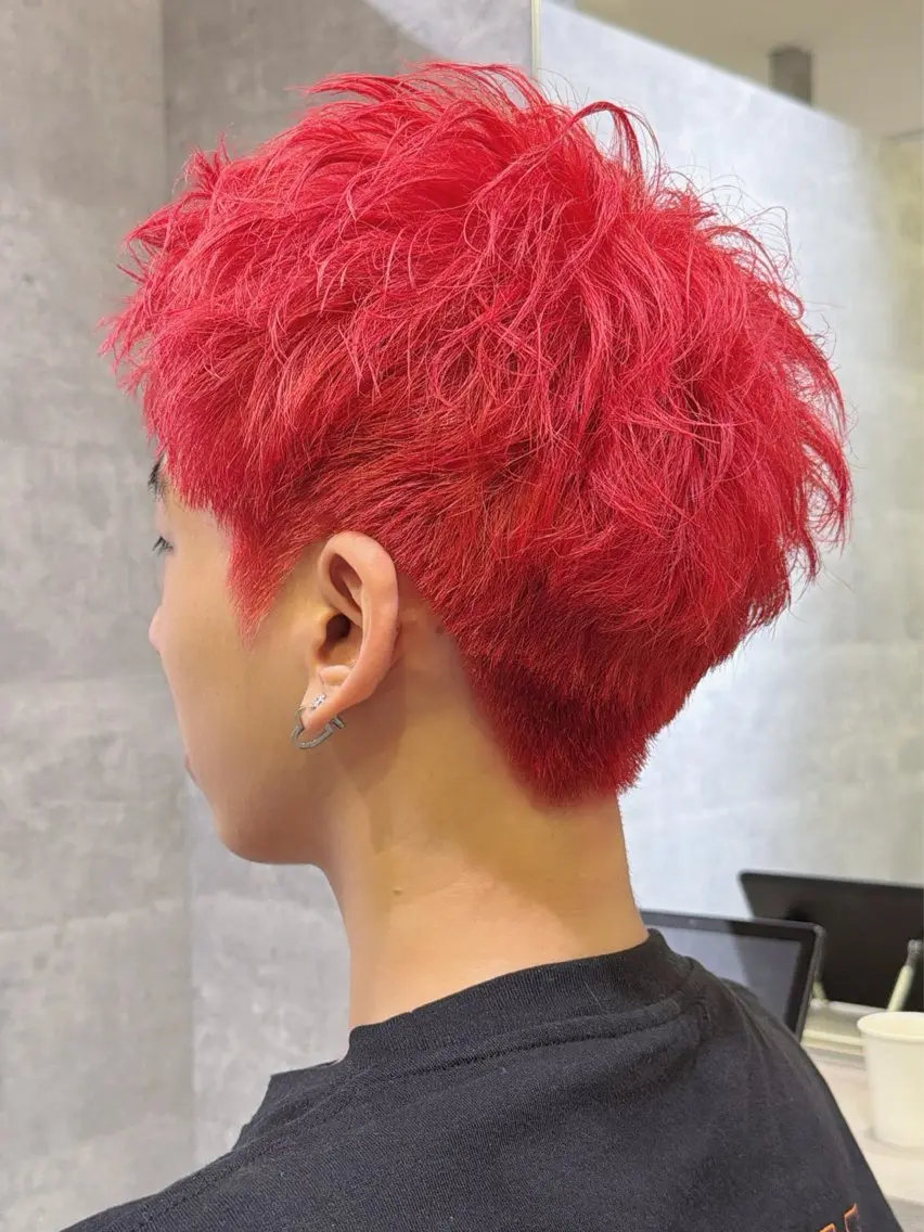 カラー メンズ 浅田 志門のヘアスタイル