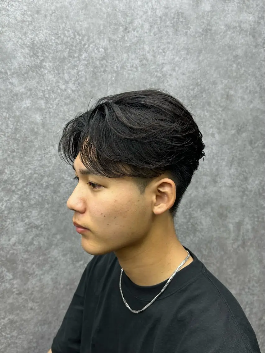 🔥校則厳しいオススメ🔥カット+フェザーパーマ#シャドウパーマ#波巻きパーマ#ツイストスパイラルパーマ#マッシュの写真