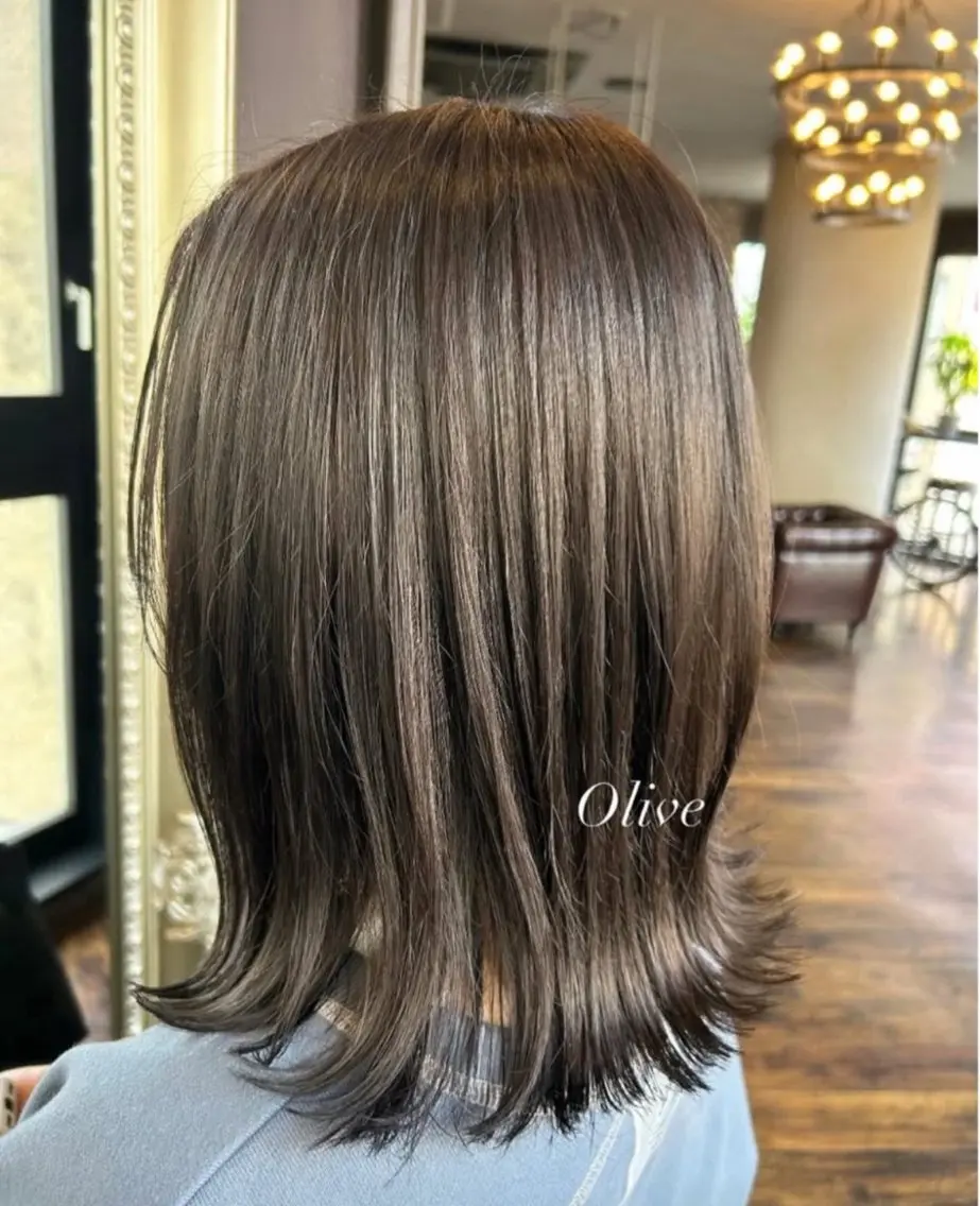 ショート カラー ヘアアレンジ カット ヘアカラー トリートメント 𝑅𝑖𝑛𝑎🌷 レイヤー/ベージュのヘアスタイル