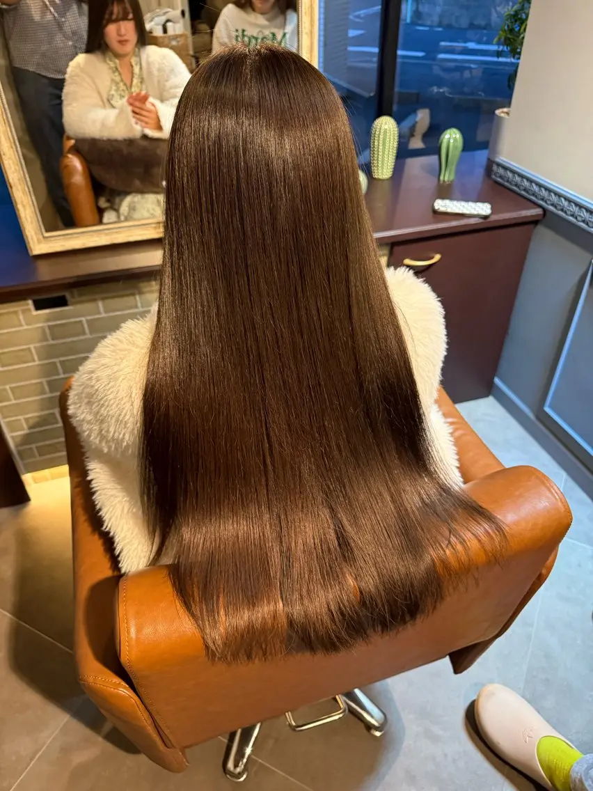 ロング トリートメント カット ヘアカラー トリートメント 澤田 幸之助のヘアスタイル