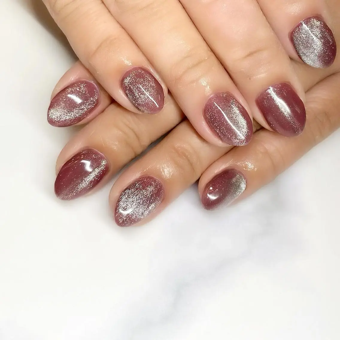 ショート ネイル マグネットネイル ameria meguのネイルデザイン