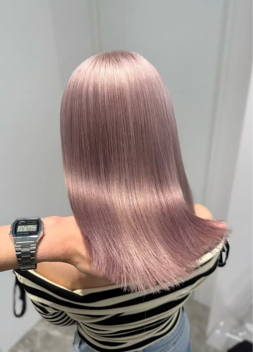 【❣️今だけ特別価格❣️】ダメージケアブリーチ(リタッチも可)✨+高保湿トリートメント🫧の写真
