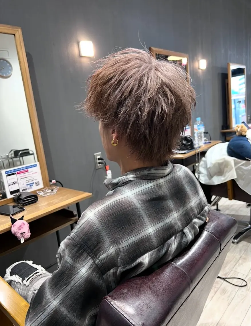 カラー メンズ カット ヘアカラー 郡山メンズ特化 KIZUNAのヘアスタイル