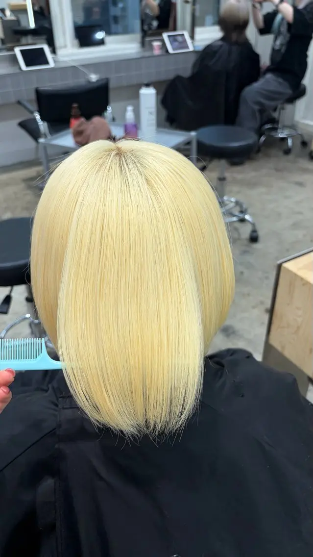 ショート ヘアカラー るかブリーチ特化× プルエクステのヘアスタイル