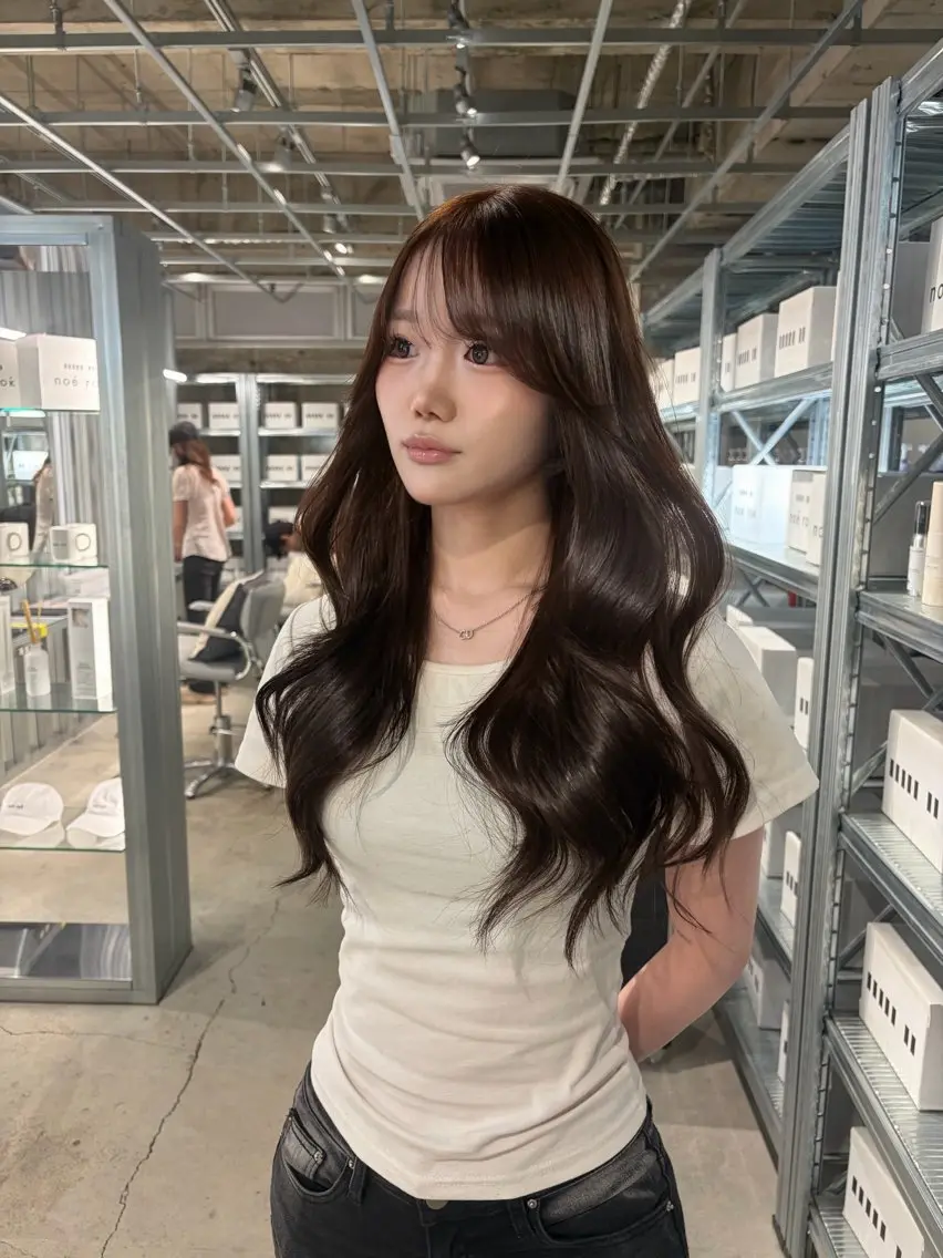 ロング カラー カット トリートメント ダブルカラー/レイヤ ーカット 🤍ゆきなのヘアスタイル