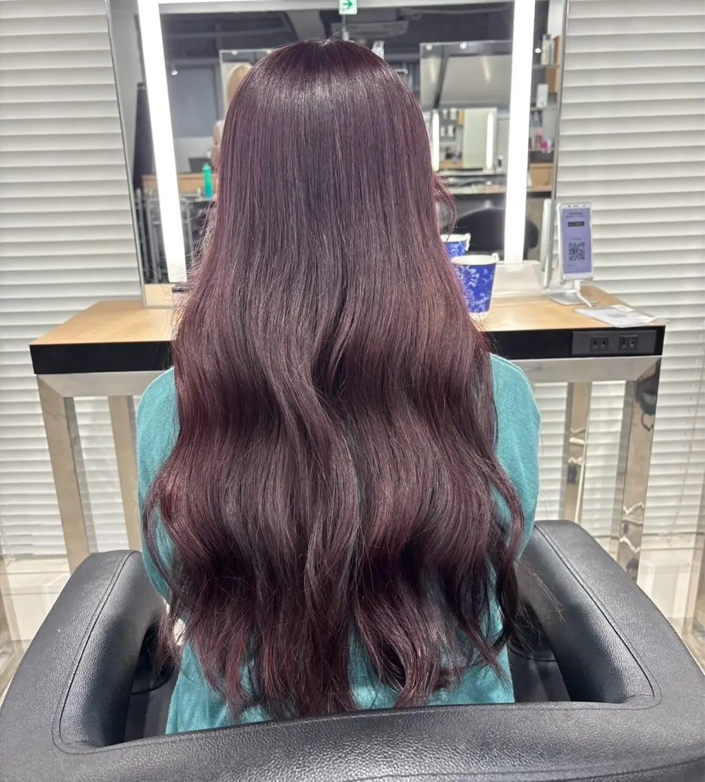 ロング ヘアカラー miku/ラベンダー 透明感カラー🪻❤︎のヘアスタイル