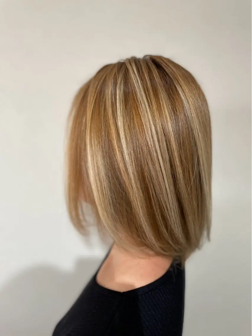 セミロング カット ヘアカラー Re room. erikaのヘアスタイル