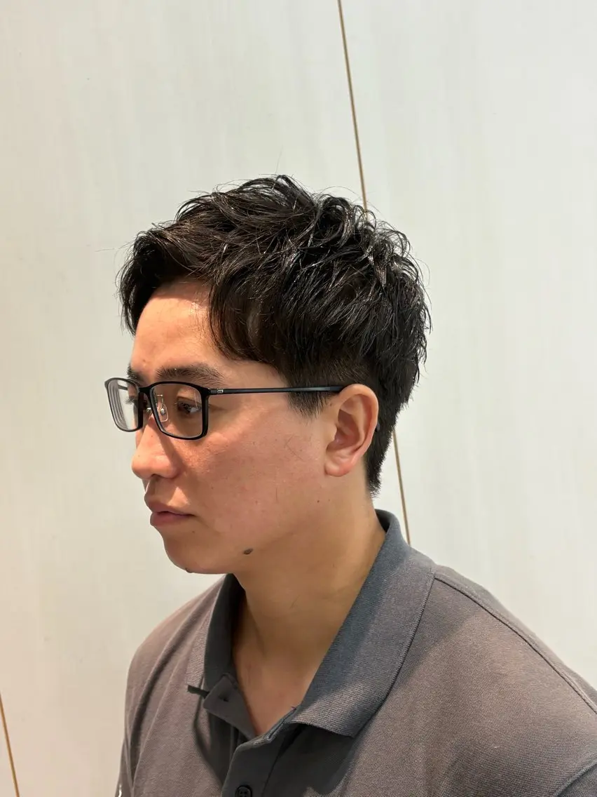 ショート メンズ 齋藤 愛翔のヘアスタイル