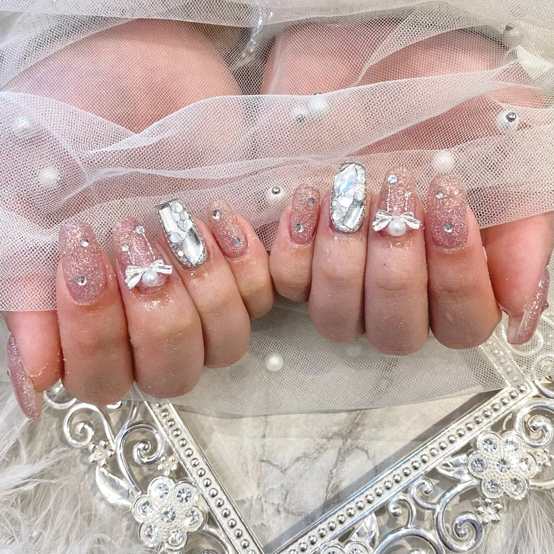 ネイル ハンドネイル Yveil 心斎橋店 hirokoのネイルデザイン