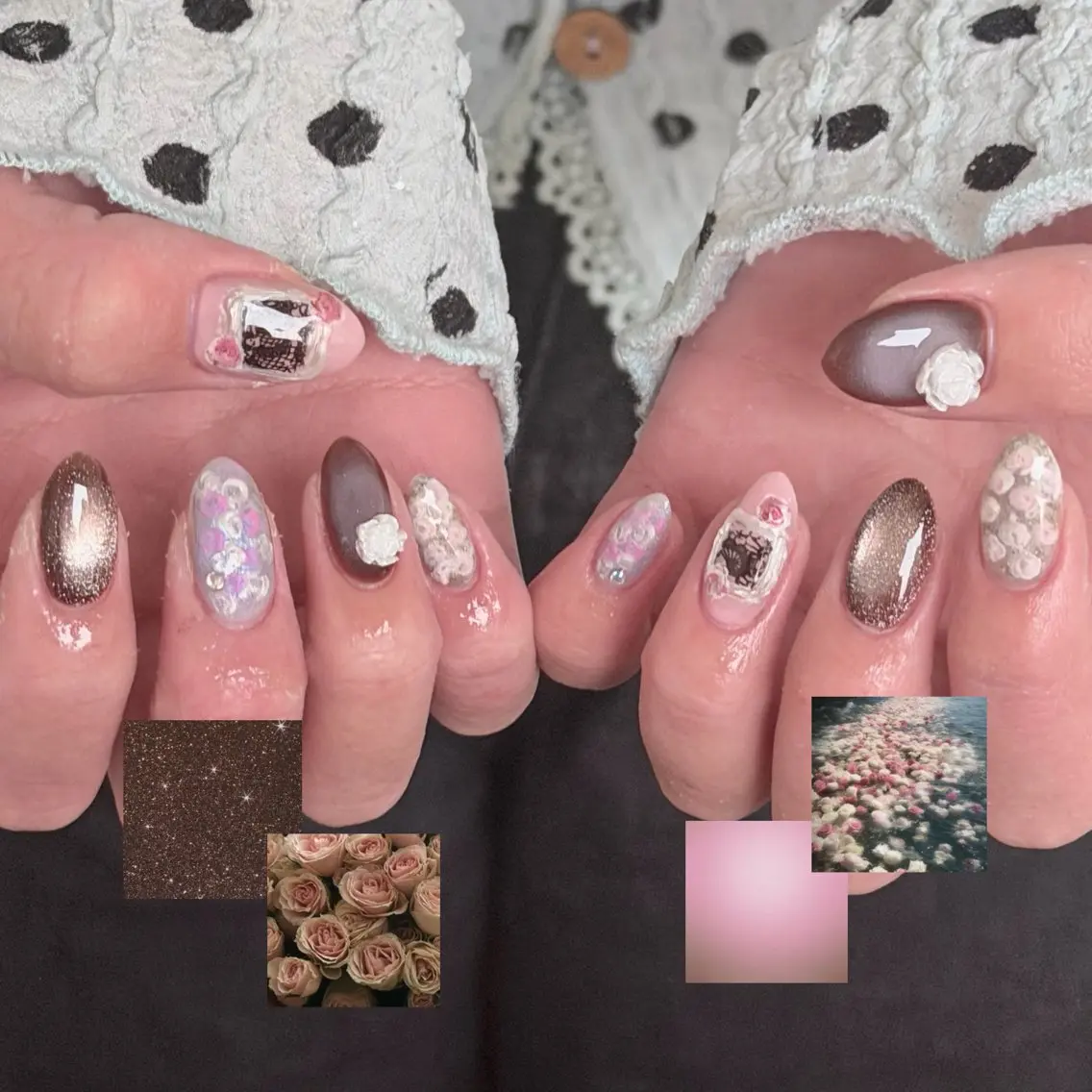 ネイル ハンドネイル 🎀フェイ フェイ🫧💗のネイルデザイン