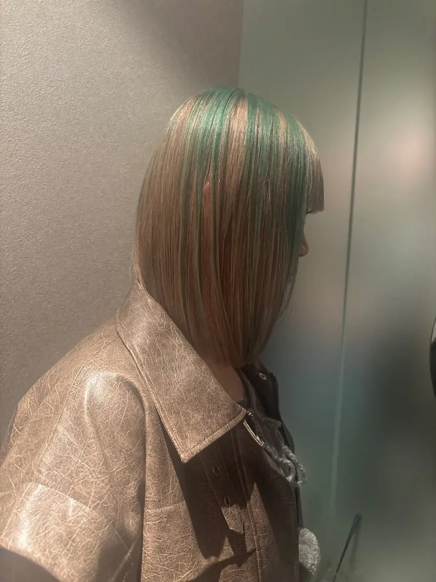 【期間限定🌸】ブリーチカラー+ダメージ補修トリートメント +韓国風ヘアセット✧︎の写真