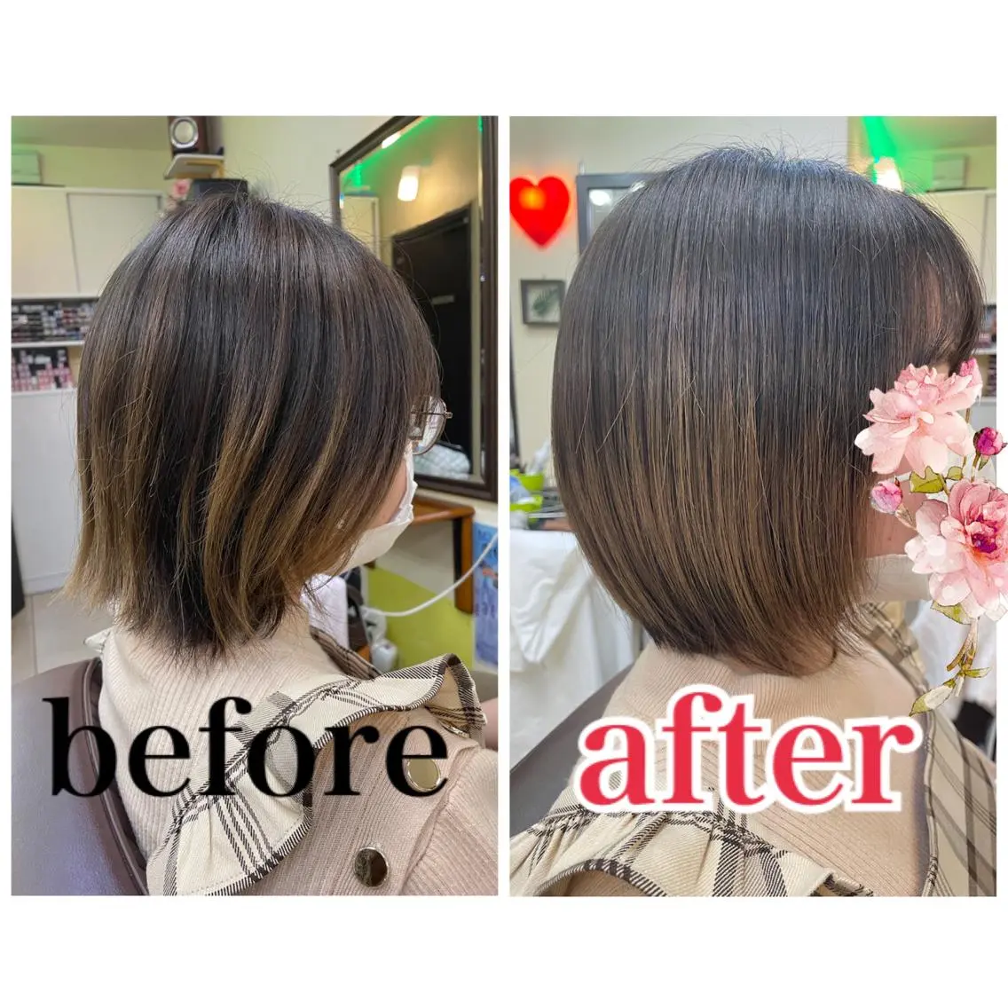 ショート ボブ 髪質改善サロン✨ 三浦　葵のヘアスタイル