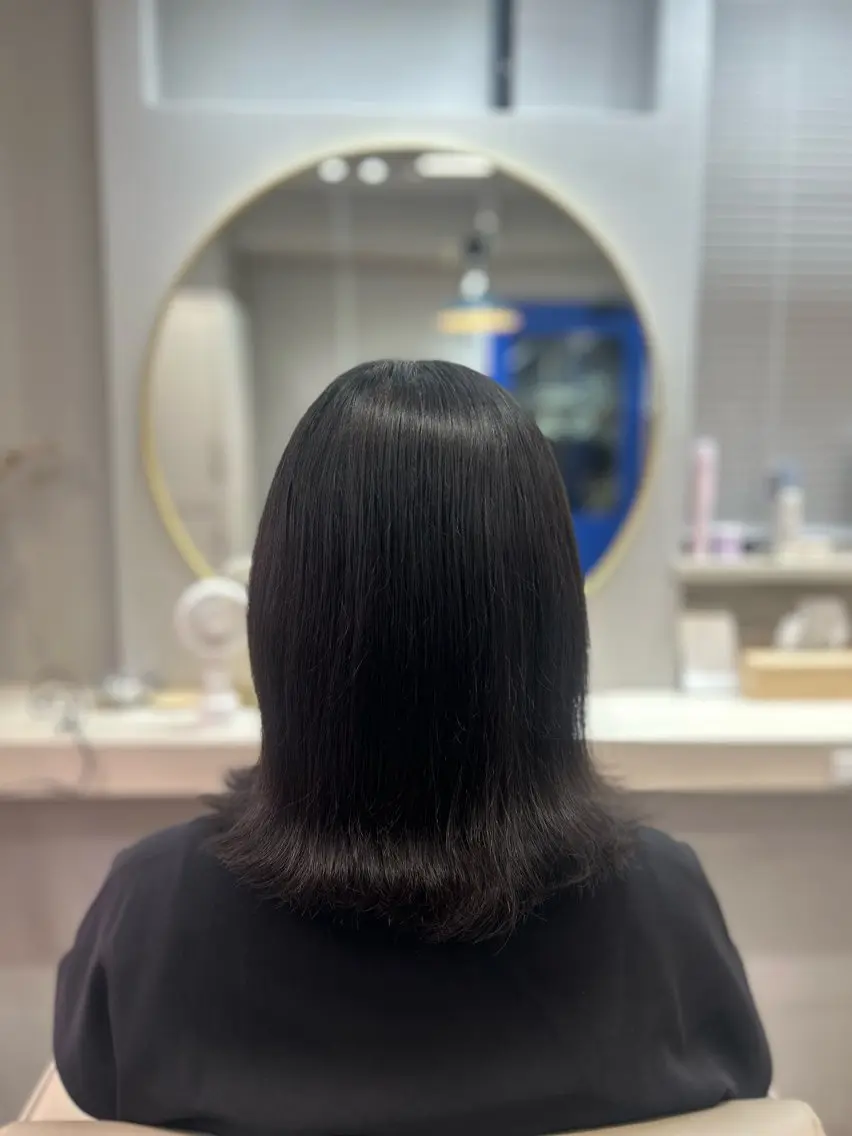 ミディアム 外ハネヘア 池田 太一のヘアスタイル