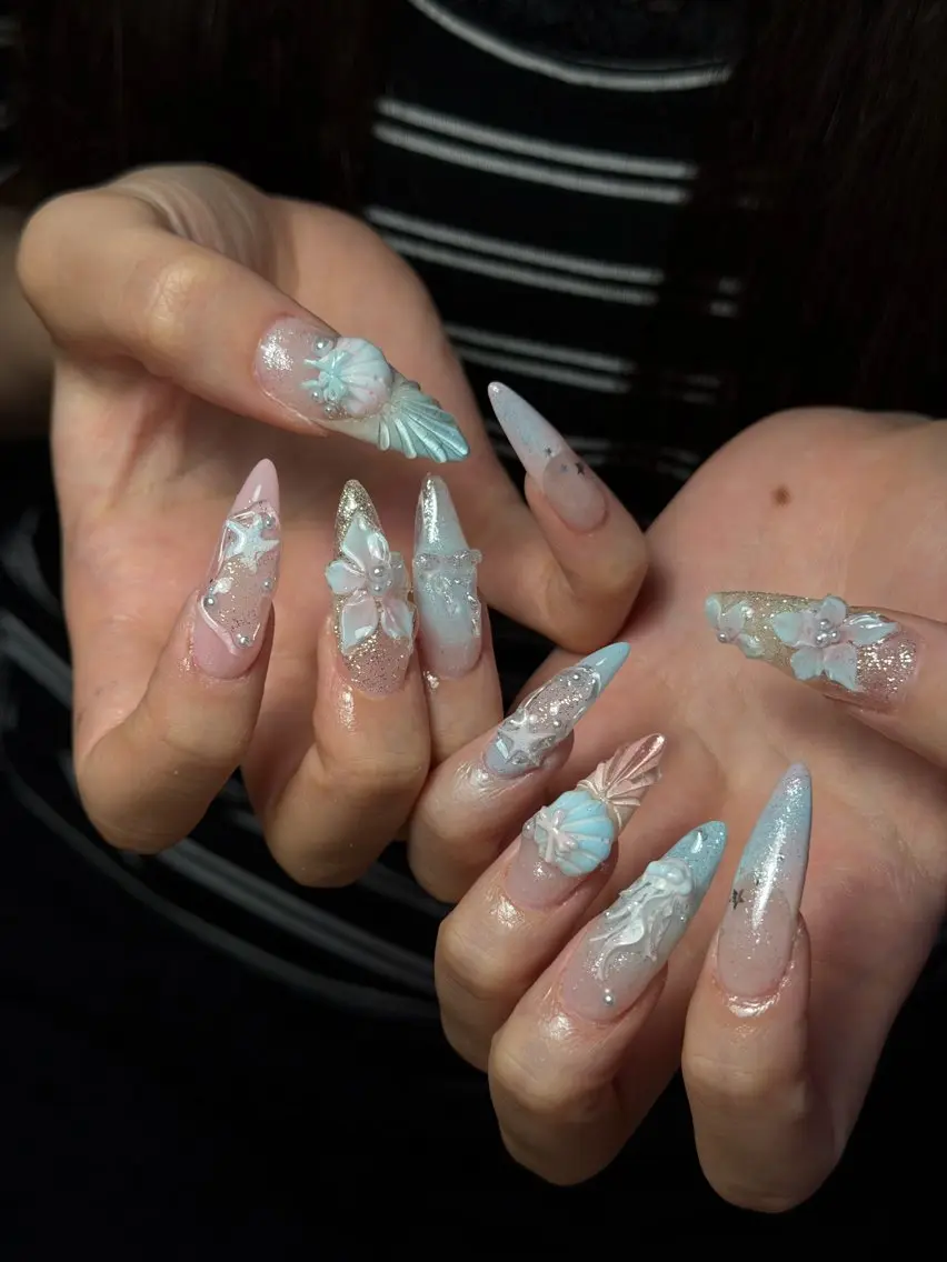 ネイル 韓国ネイル シンプルネイル ワンホンネイル ハンドネイル CoMo Nailのネイルデザイン