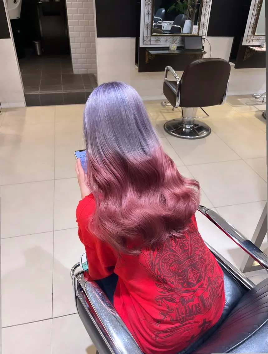 カラー カット ヘアカラー トリートメント juri / 韓国ヘアのヘアスタイル