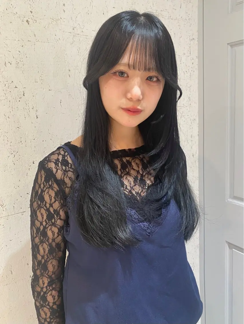 セミロング カラー 似合わせカット カット ヘアカラー トリートメント mai / linoah˚✧のヘアスタイル