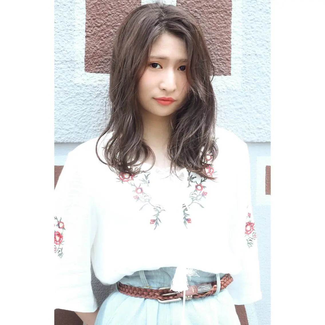 ミディアム EIGHT plum TOKIOリミテッドのヘアスタイル