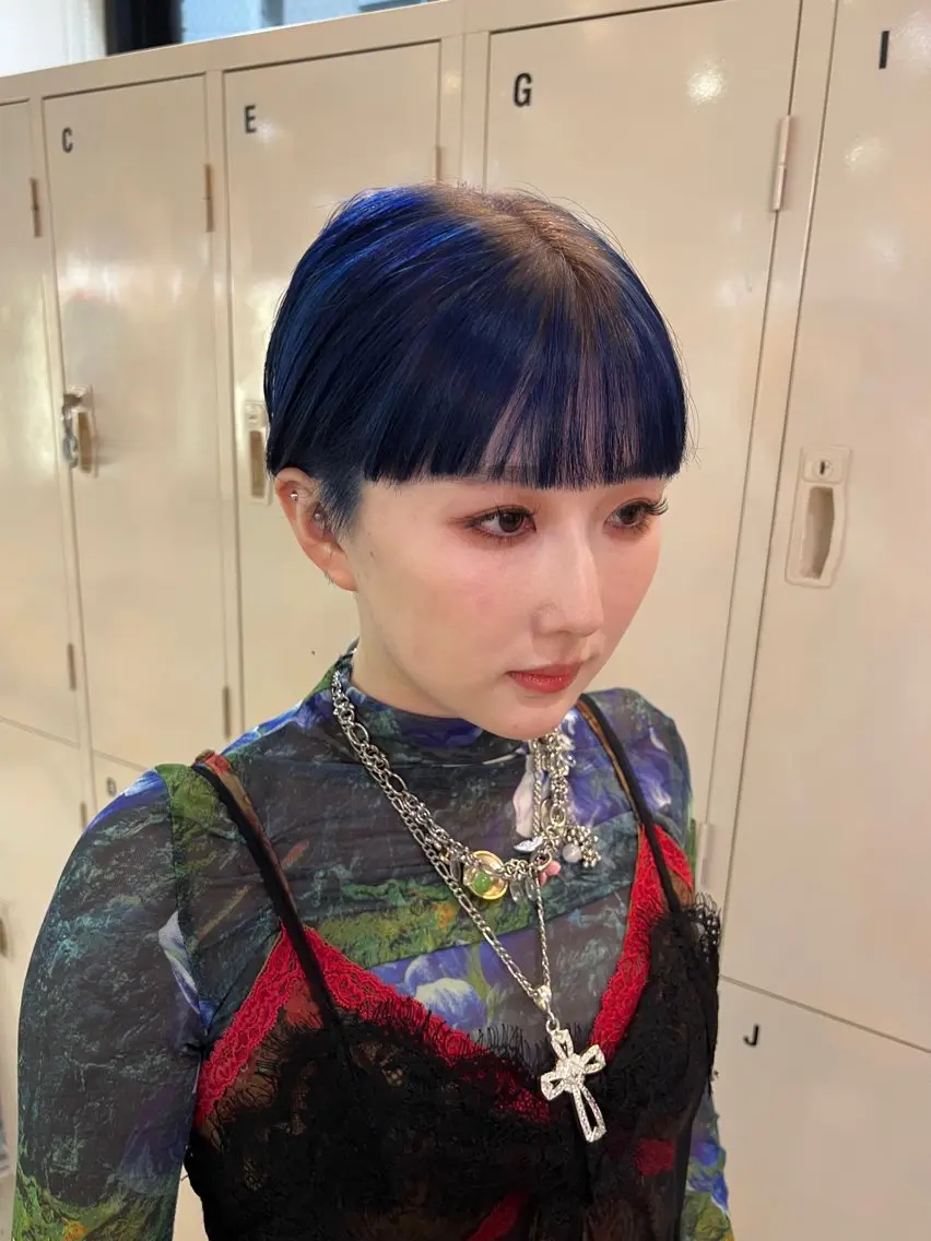ショート カラー カット ヘアカラー トリートメント トレンドボブ /ミリヤのヘアスタイル