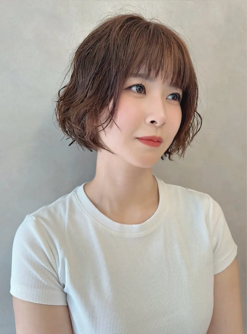 ショート パーマ ノンダメージ 🥑mikubanのヘアスタイル