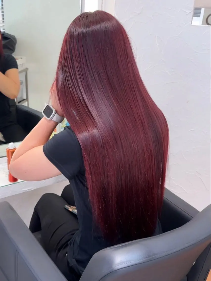カラー うちま ちひろのヘアスタイル