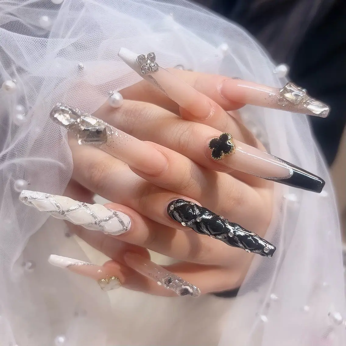 🌸オフなし🌸 【チップ長さ出し】人気No.1👑ロング派に圧倒的人気｜持ち込みやり放題♪の写真
