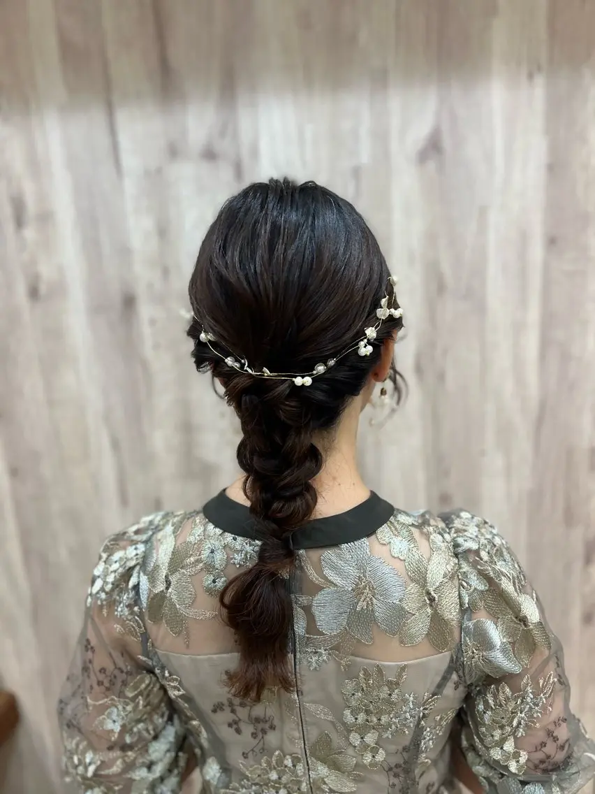 ヘアアレンジ ヘアセット ヘアメイクネイリスト hidemi中目黒のヘアスタイル