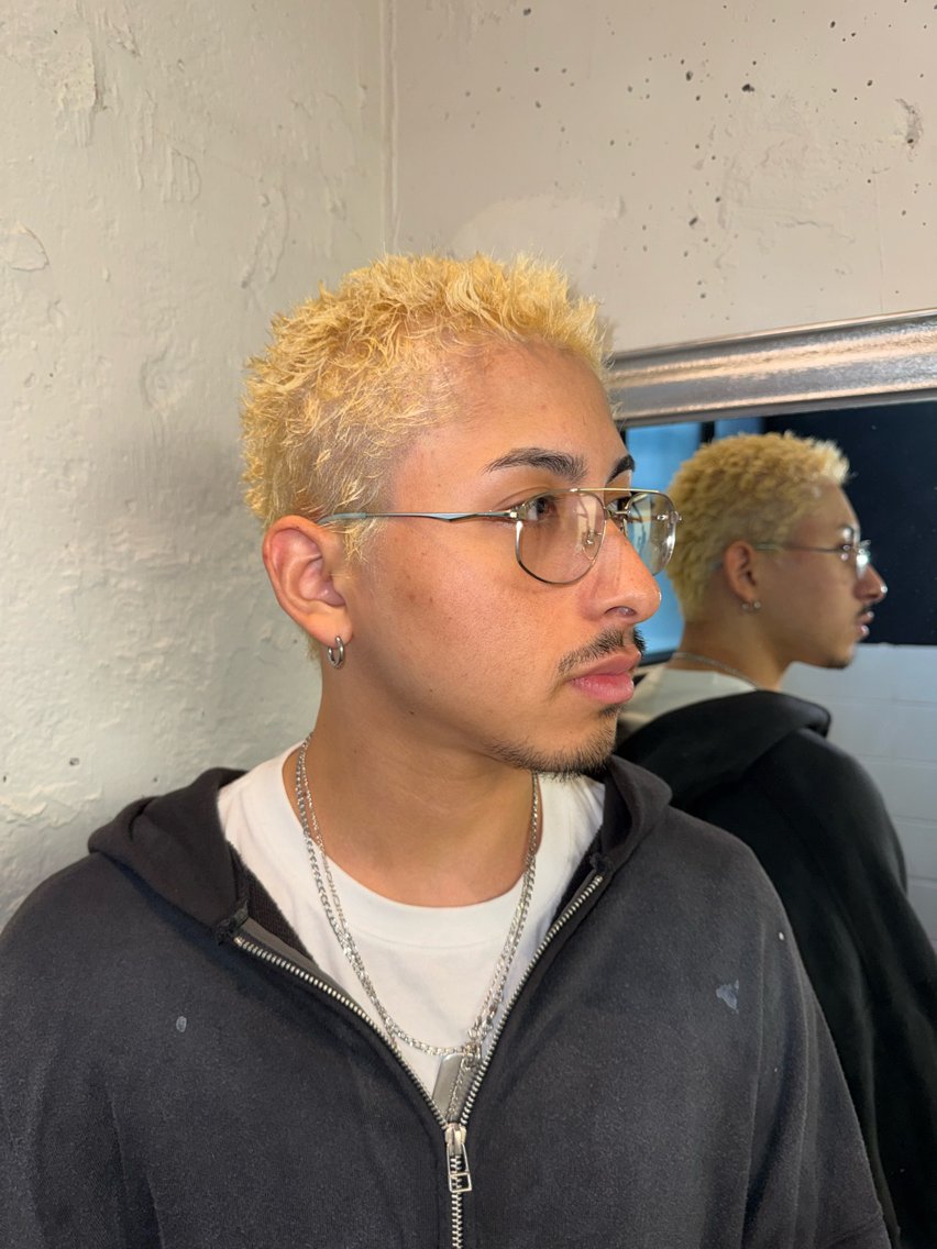 ショート カラー パーマ メンズ メンズパーマ カット ヘアカラー パーマ 💈メンズ特化💈 TASUKUのヘアスタイル