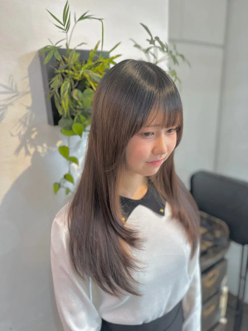 ロング カット ヘアカラー トリートメント 全国カットコンテスト 受賞🏅satoのヘアスタイル