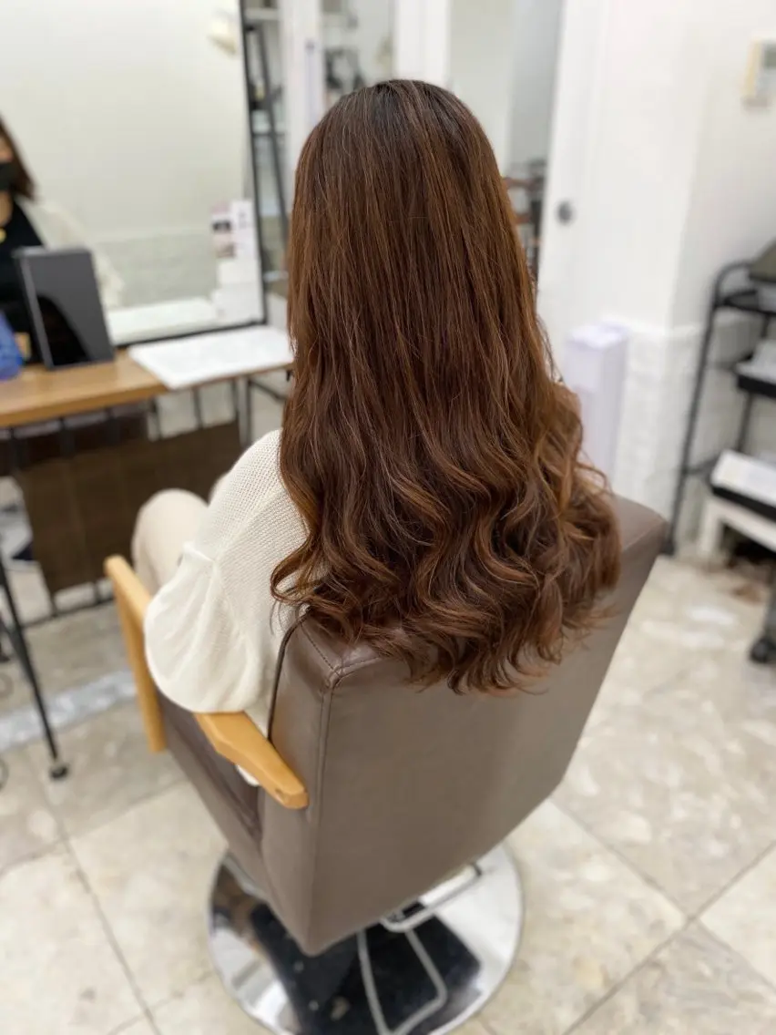 ロング パーマ カット パーマ トリートメント ✨レディース特化✨ 青木 伯のヘアスタイル