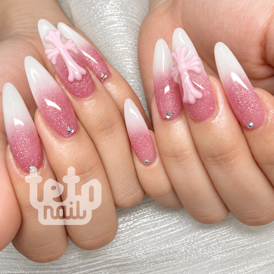 【ミニモ限定💎新規】長さ出し10本＋パーツ乗せ放題¥14,000の写真