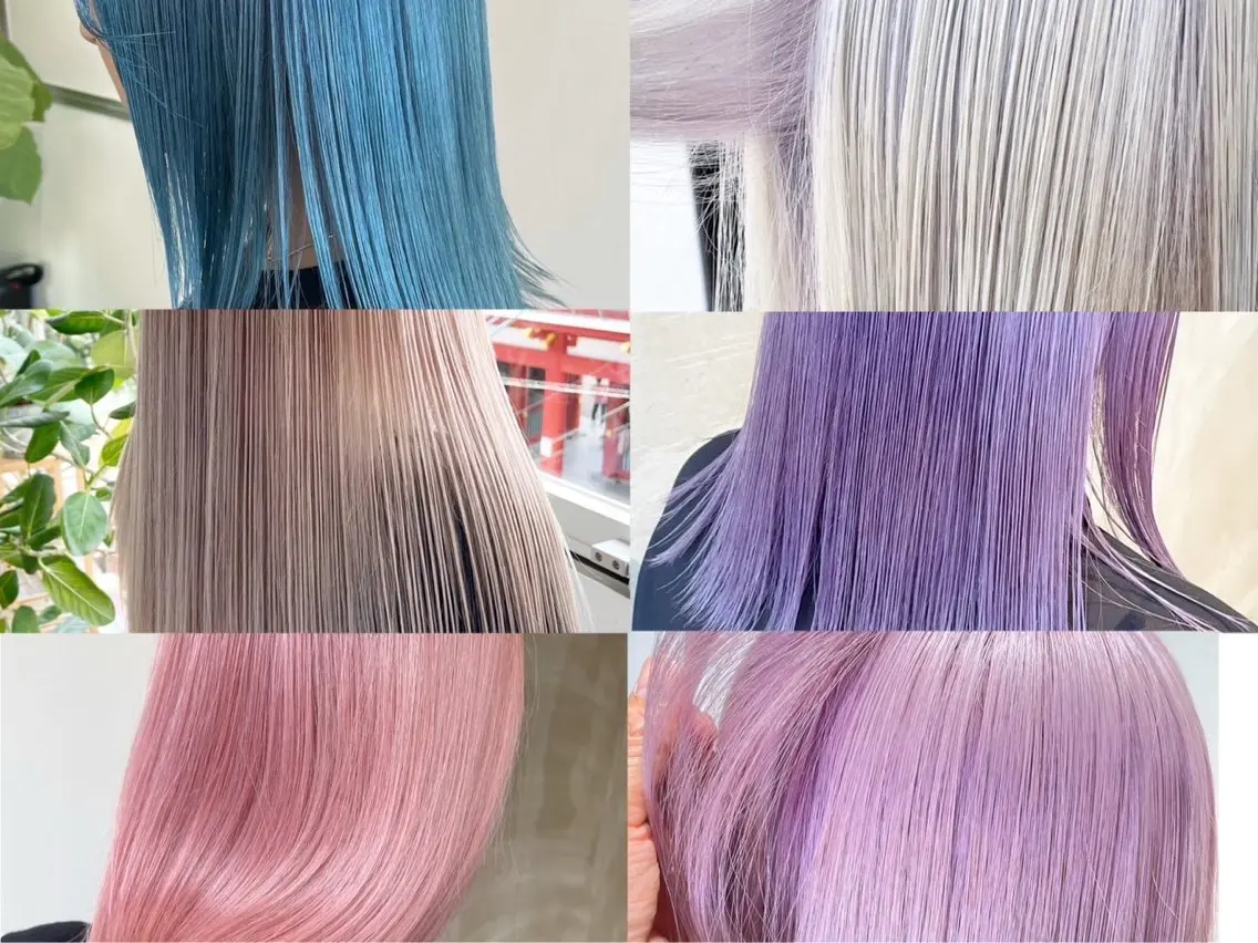 ミディアム カラー ヘアカラー ダブルカラーが得意 髙木千惺/大須のヘアスタイル