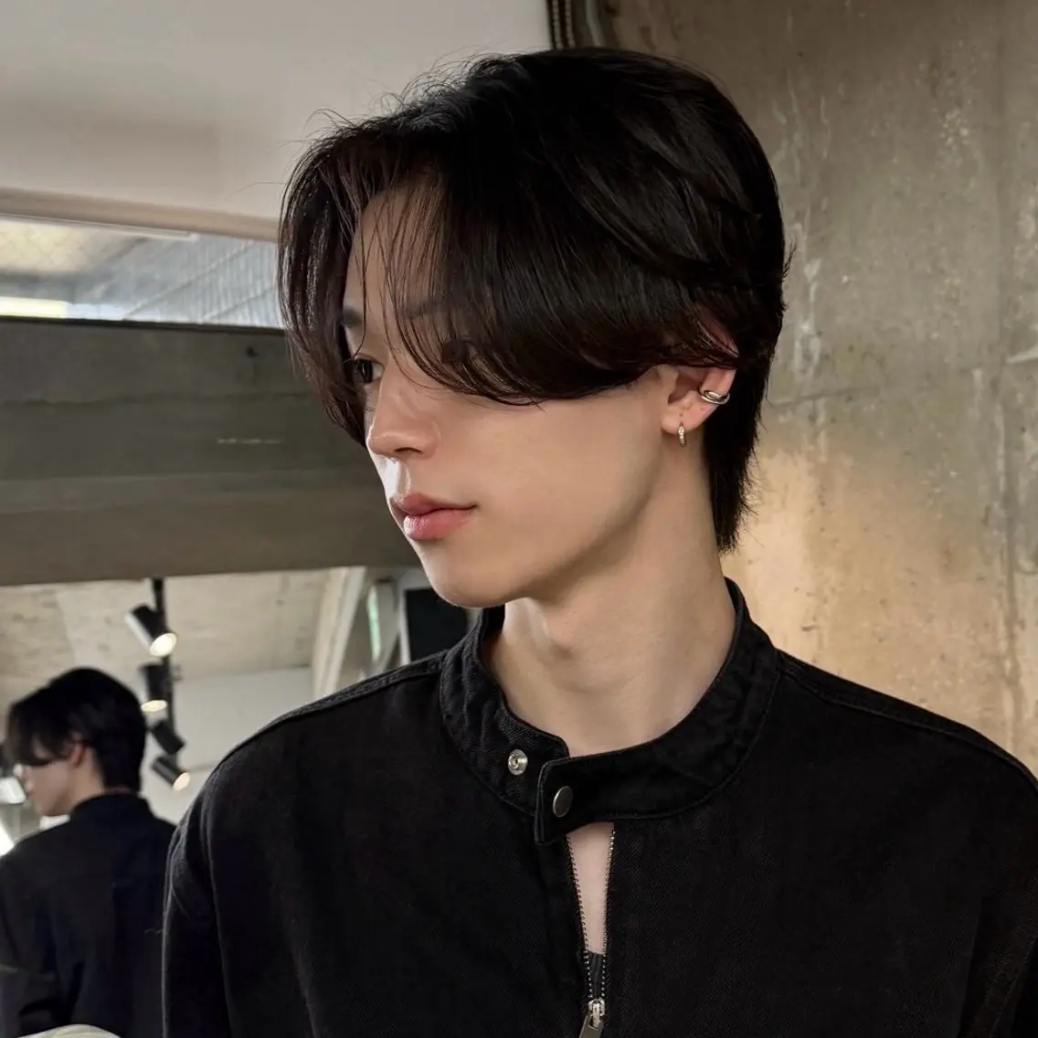 メンズ センターパート メンズ韓国風 カット 大澤 玲唯のヘアスタイル