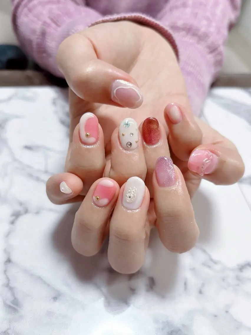 ネイル ハンドネイル 古川 里美のネイルデザイン