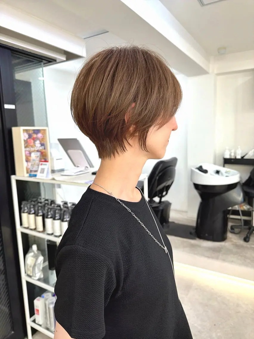 ショート 大人ボブ/ショート 田中大貴のヘアスタイル