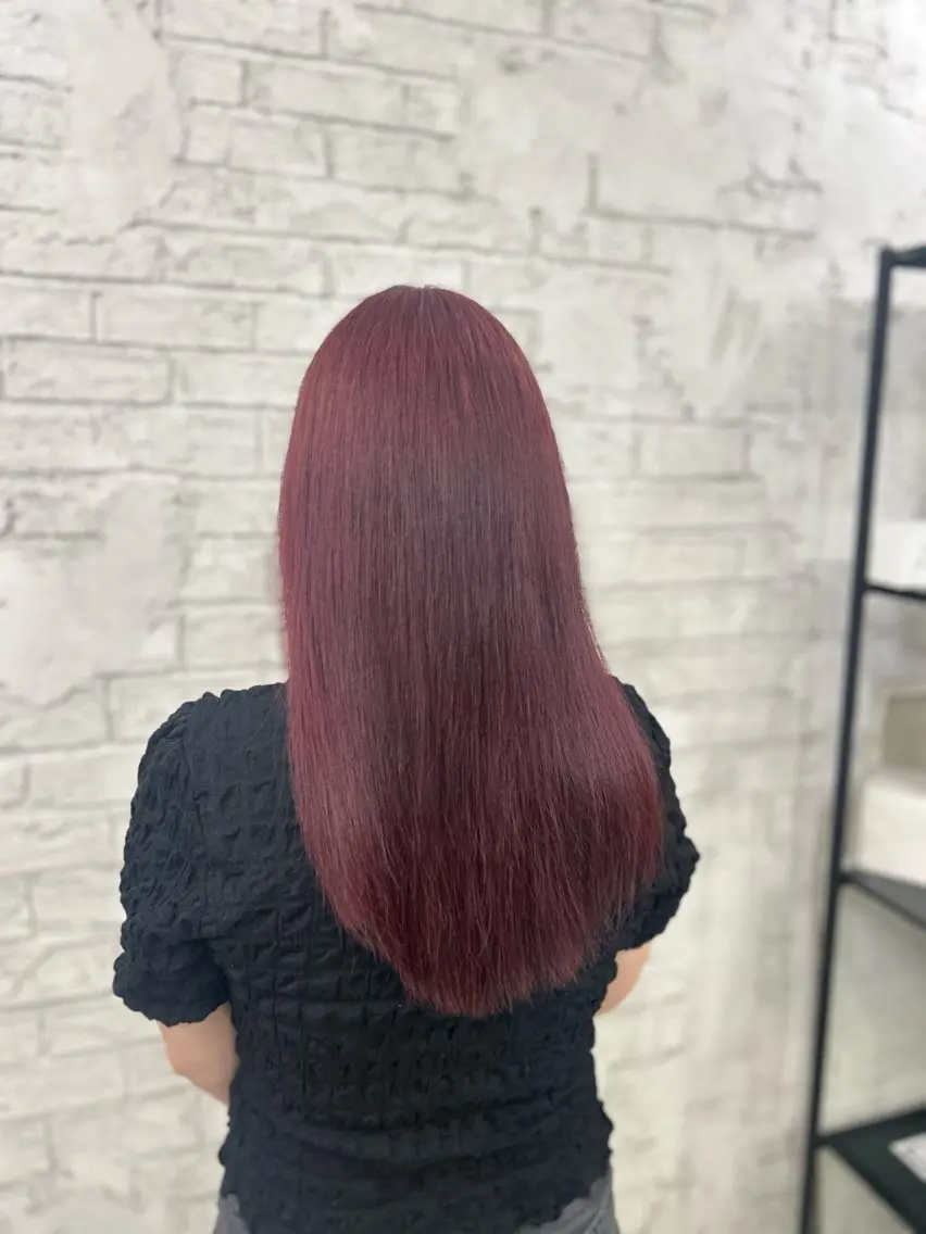 セミロング カラー ブリーチモデル募集 🎀HARUNA🎀のヘアスタイル