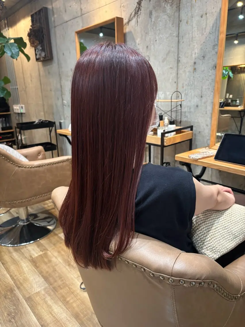 ロング カット ヘアカラー トリートメント ♡ FUU♡のヘアスタイル