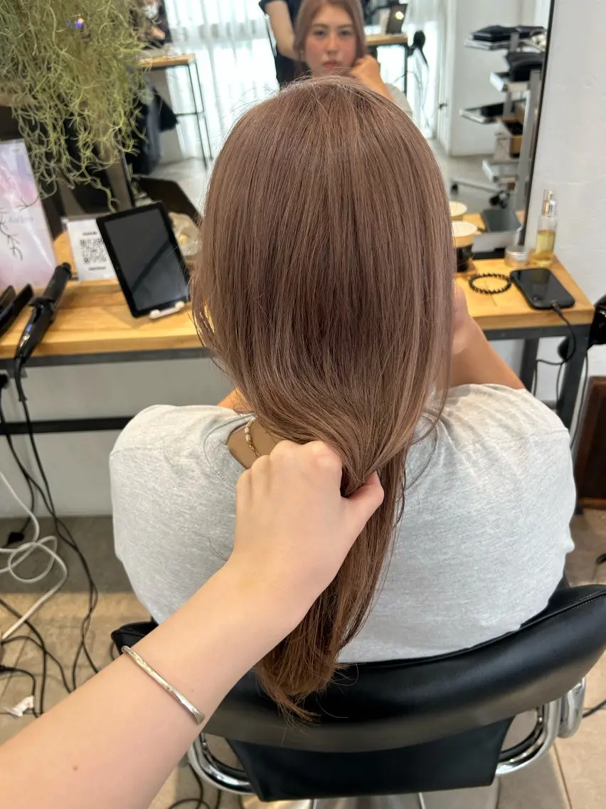 セミロング カラー ❕マンツーマン施術❕ 🍊Moemiのヘアスタイル