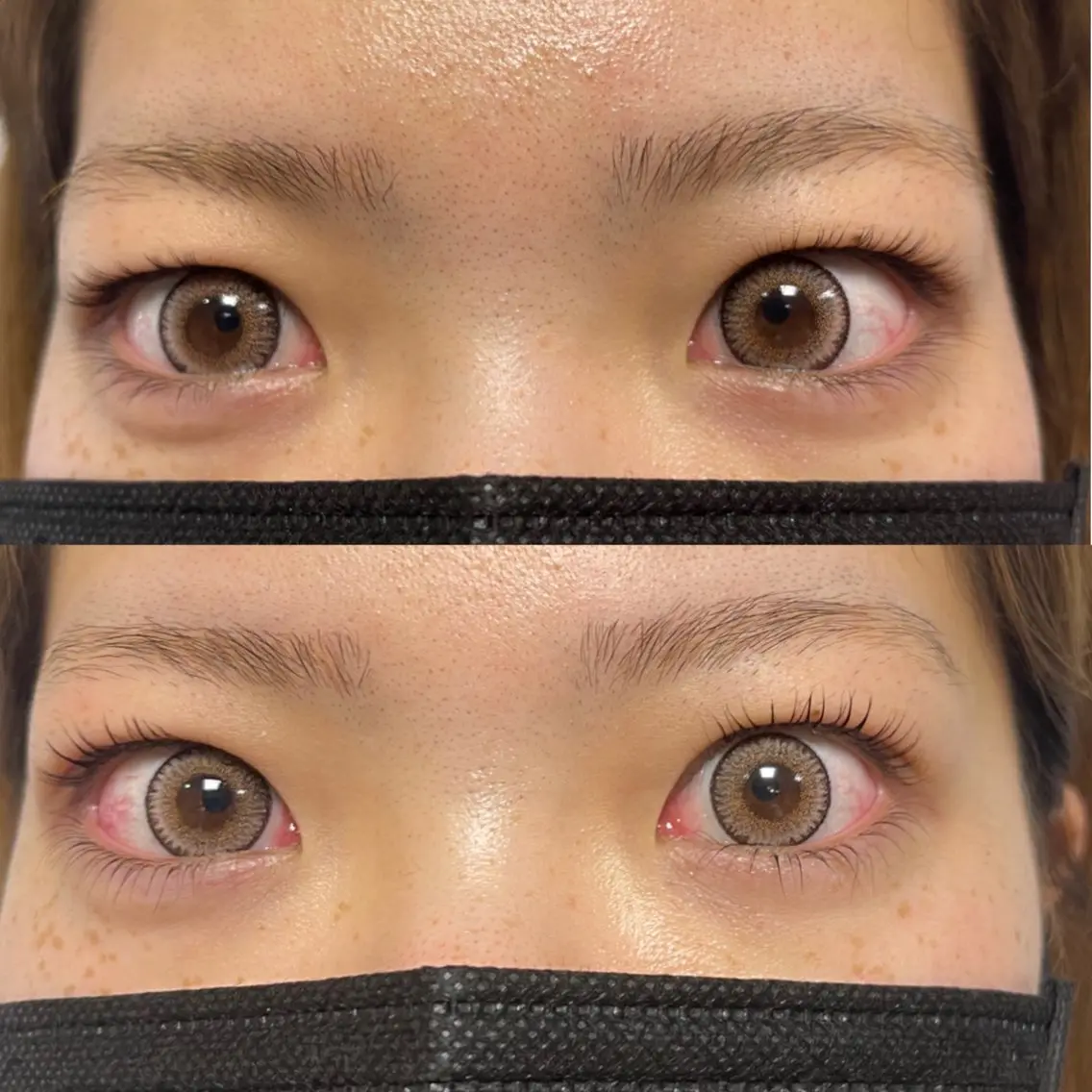 マツエク・マツパ 下まつげエクステ キクチ アミのヘアスタイル